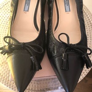 Prada black flats